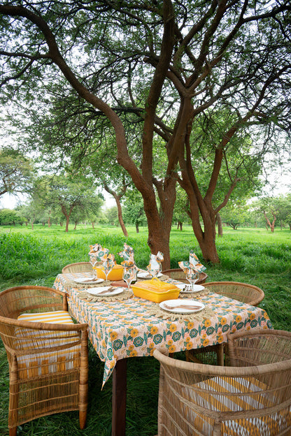 Sunshine Scalloped Placemats | Set of 6