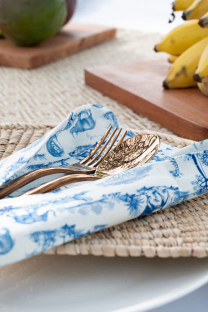 Cotton Linen Napkins | Serviettes | Set of 6