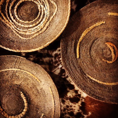 Vintage Makenge Basket | African Wall Decor