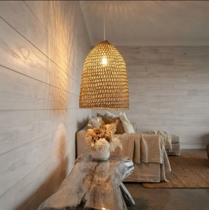Palm Net Pendant Light Shade - Natural