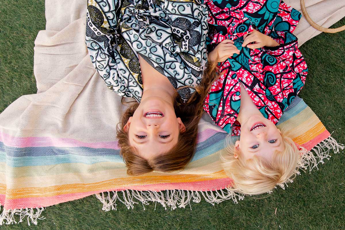 Rainbow Throw Blanket | Handwoven Cotton and Bamboo