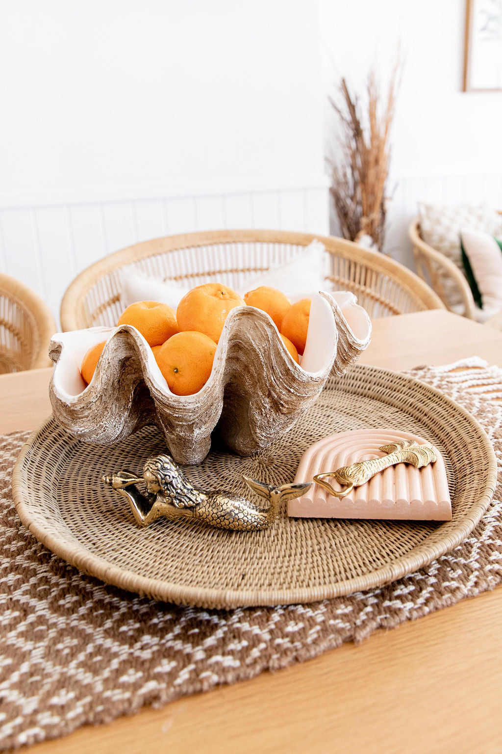 Statement Woven Coffee Tray