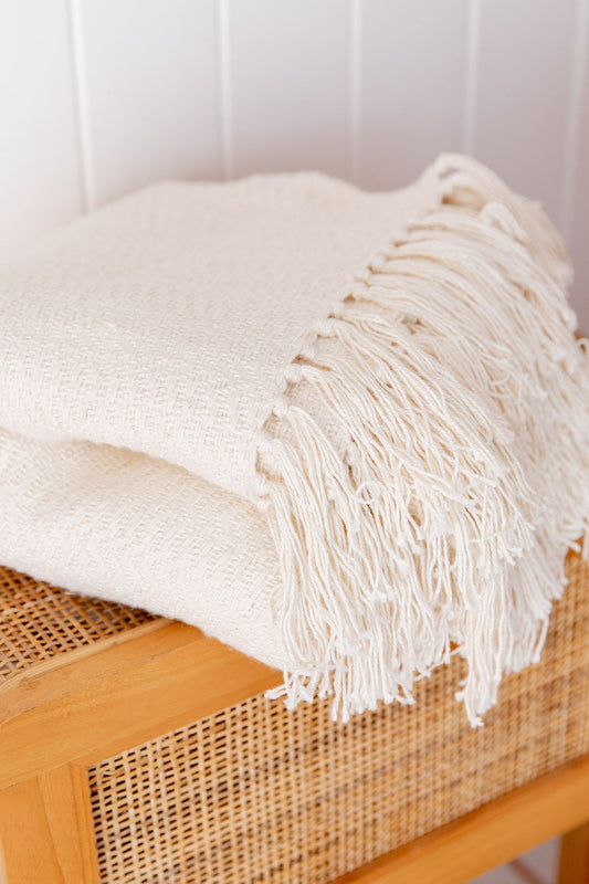 Whitehaven Luxe Cotton Blanket