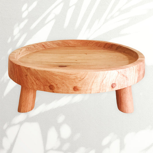 Teak Table Riser/Food Display/Dressing Table Decor