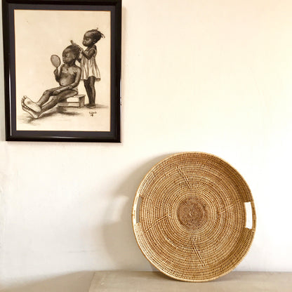 Statement Woven Coffee Tray